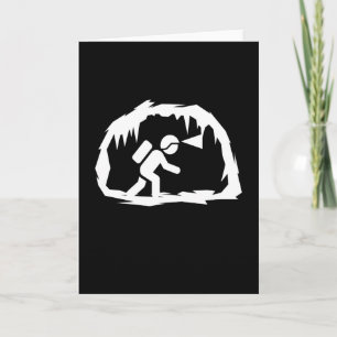 Cartão Espelologia das Cavernas de Caverna