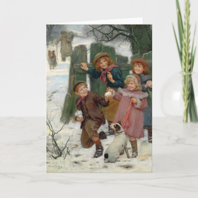 Cartão Espera, Aí Vem Ele. | Arthur John Elsley (Frente)