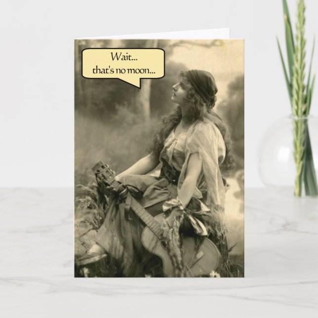 Cartão "Espera...Que não é lua" Que o quarto esteja com v (Frente)