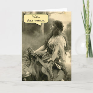Cartão "Espera...Que não é lua" Que o quarto esteja conti