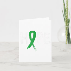 Cartão Esperamos que a Fita Verde tenha consciência da sa