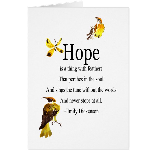 Cartão Esperança (Frente)