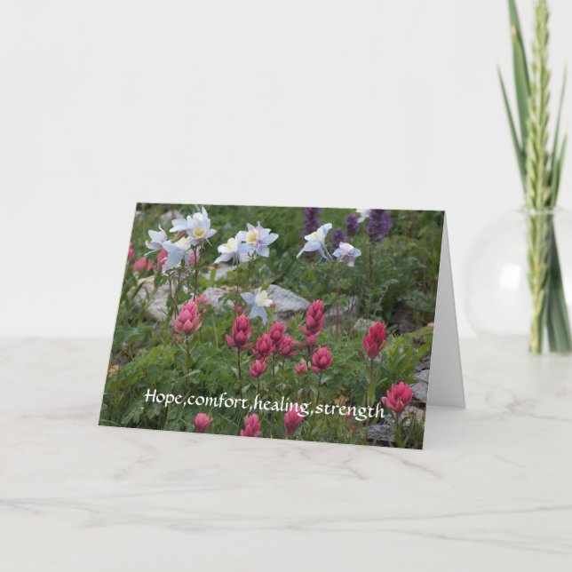Cartão Esperança.conforto... (Frente)