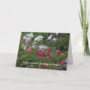 Cartão Esperança.conforto...