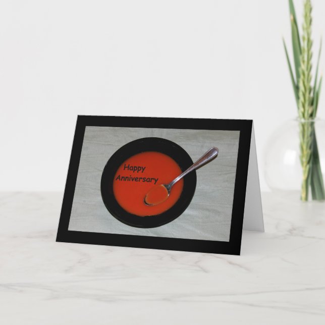 Cartão Esperança feliz do aniversário é Sopa-er! (Frente)