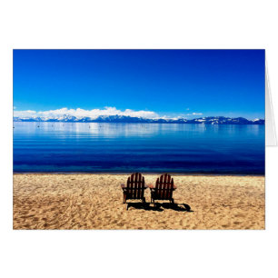 Cartão Esperando o Verão no Lago Tahoe