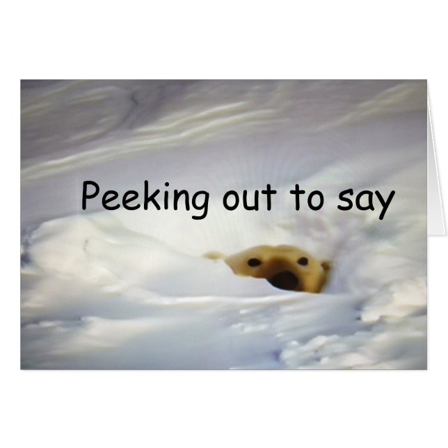 CARTÃO "ESPERANDO PARA DIZER" (CARTÃO DE VAZIO) (Frente Horizontal)