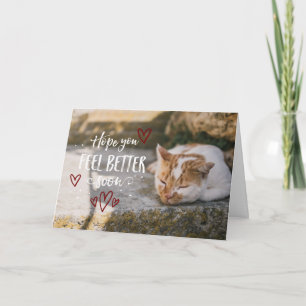 Cartão Espero Que Se Sinta Melhor Em Breve Desejando-Te B
