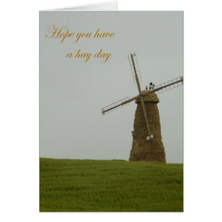 Cartão Espero que tenha um dia de feno