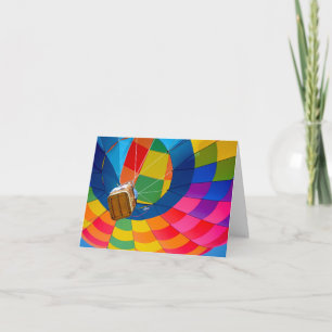 Cartão Espetáculo de balão de ar quente