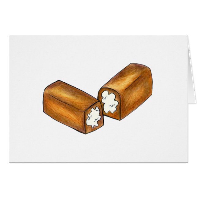 Cartão Espingarda de Comida de lata de lata de bolinho re (Frente Horizontal)