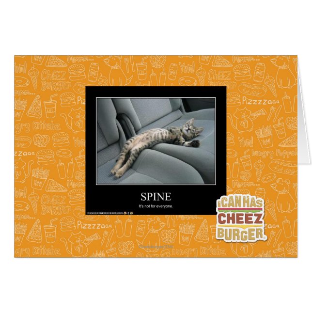 Cartão Espinha (Frente Horizontal)