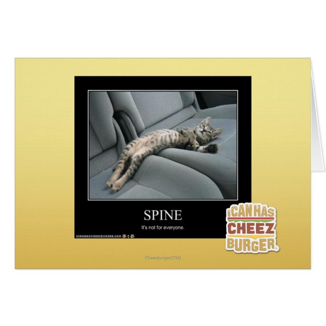 Cartão Espinha (Frente Horizontal)