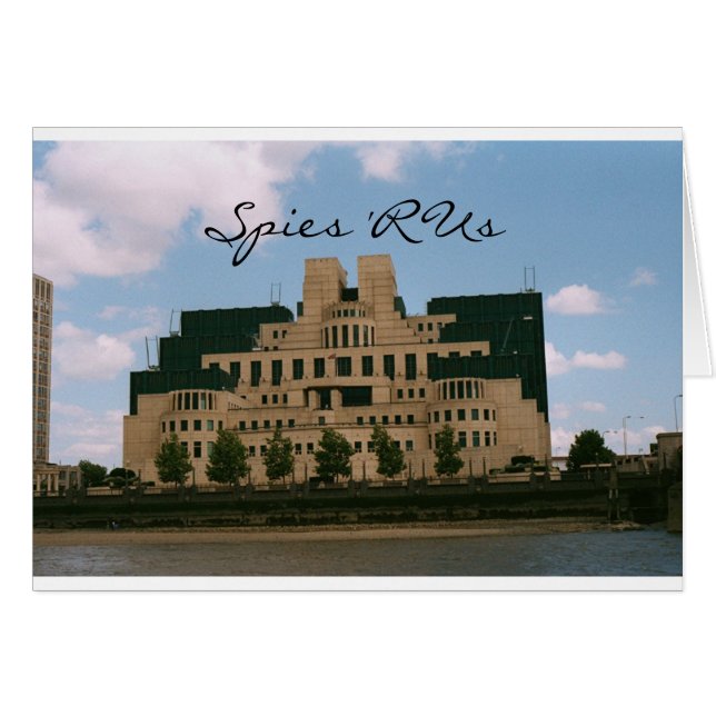 Cartão Espiões 'R nós (Frente Horizontal)