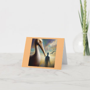 Cartão Espírito Animal Pelican 1