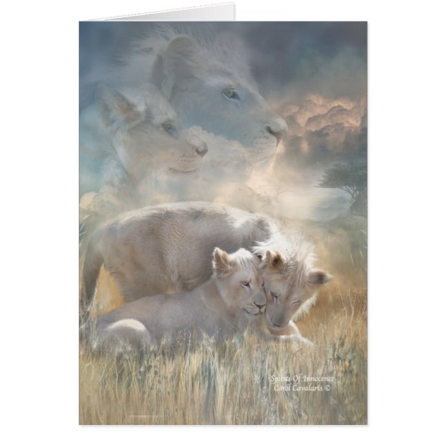 Cartão Espírito da inocência ArtCard (Frente)