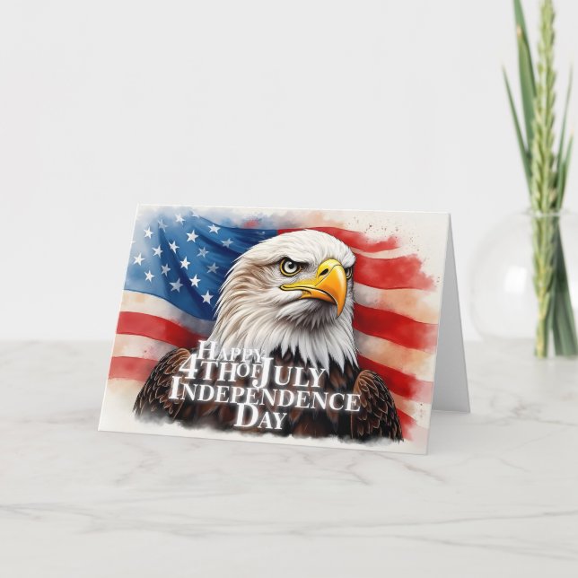 Cartão Espírito de Independência (Frente)