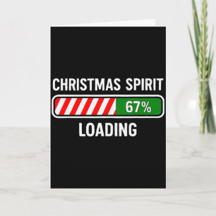 Cartão Espírito de Natal Carregando 67 Meme Meninos Crian