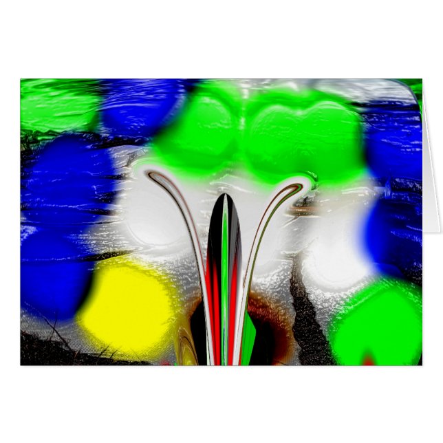 Cartão Espírito de Springtime (Frente Horizontal)