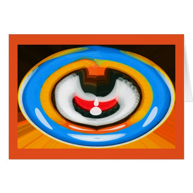 Cartão Espírito de um anjo (Frente Horizontal)