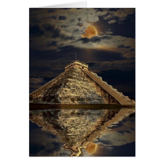 Cartão Espírito do México e Peru, Design Maias Incas (Frente)