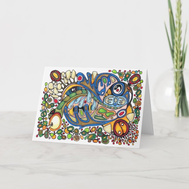 Cartão Espírito do Shaman: O sussurro de vozes do (Frente)