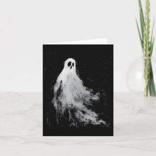 Cartão Espírito Espírito Fantástico Horror Spooky Assusta