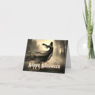 Cartão Espírito feminino negra na paisagem - Dia das Brux