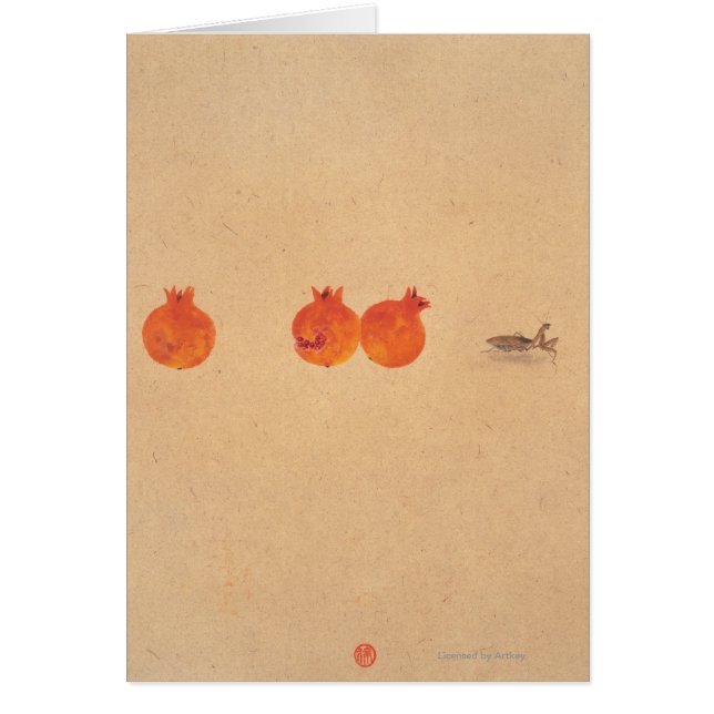 Cartão Espírito no céu e na série No.5 da terra (Frente)