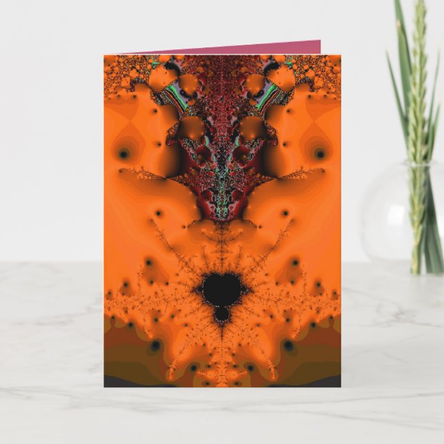 Cartão Espírito o Dia das Bruxas do Voodoo (Frente)