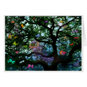 Cartão Espíritos de árvores
