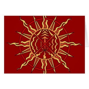 Cartão Espiritual Cartão Nativo Primeira Nação Car