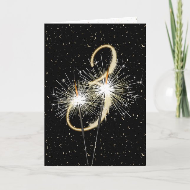 Cartão Espontadores do 3º aniversário de casamento (Frente)