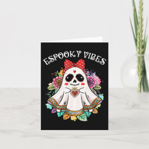 Cartão Espooky Vibes Maestra Halloween Espanhol Te