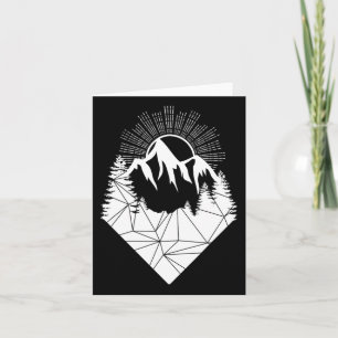 Cartão Esportes de Esqui de Snowboard de Montanha