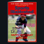 Cartão Esportes Ilastrados Parody Bday Kids Especial<br><div class="desc">Sports Illastrated Magazine (Sports Illustrated Parody), a edição genérica de esporte infantil. Moca o cartão de aniversário do cobrir. Uma revista velha olha com manchetes de teaser adequadas para qualquer esporte infantil. Ideal para um amigo ou familiar que tem bom senso de humor. DENTRO MESSAGE: Espero que consiga tudo o...</div>