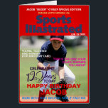 Cartão Esportes Ilastrados Parody Bday Kids Especial<br><div class="desc">Sports Illastrated Magazine (Sports Illustrated Parody), a edição genérica de esporte infantil. Moca o cartão de aniversário do cobrir. Uma revista velha olha com manchetes de teaser adequadas para qualquer esporte infantil. Ideal para um amigo ou familiar que tem bom senso de humor. DENTRO MESSAGE: Espero que consiga tudo o...</div>