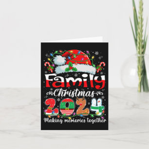 Cartão Esquadra S do Natal da Família 2024