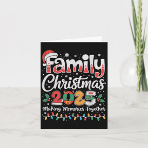 Cartão Esquadra S do Natal da Família 2025