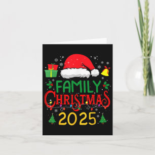 Cartão Esquadra S do Natal da Família 2025