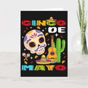 Cartão Esquadrão da Festa Mexicana Cinco De Mayo 5 De May