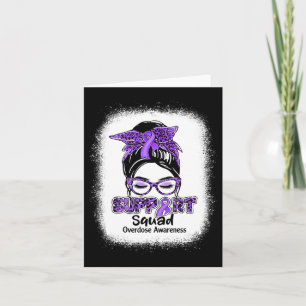 Cartão Esquadrão de Apoio Meia Maromba Laço Roxo Overdose