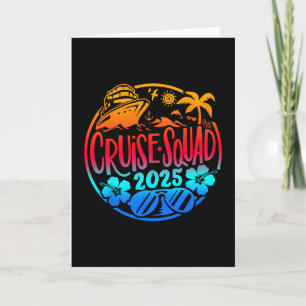 Cartão Esquadrão de Cruzeiro 2026 Família Amigos Férias C