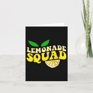 Cartão Esquadrão De Limonada Engraçado Pelo Stand Boss Le