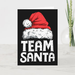 Cartão Esquadrão do Papai Noel Família Camisas de dormir