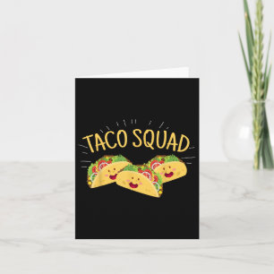 Cartão Esquadrão Engraçado Taco Bonito Comida Mexicano Pr