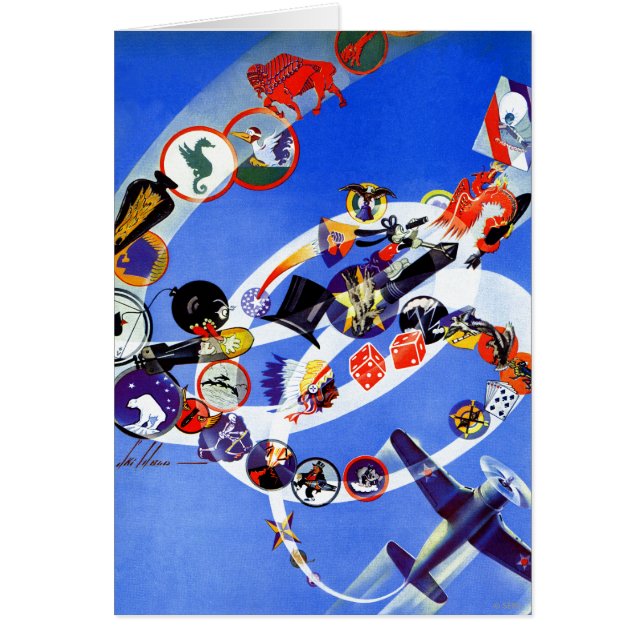 Cartão Esquadrão Insignia (Frente)