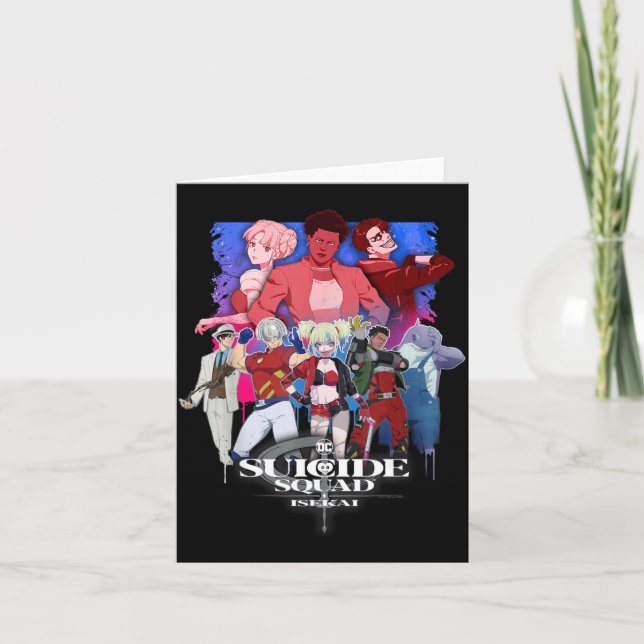 Cartão Esquadrão Isekai Pronto Para Lutar Design (Frente)