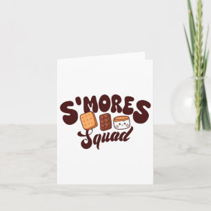 Cartão Esquadrão S'mores Campanha Campanha Cambota Chocol