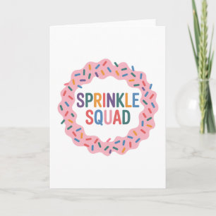 Cartão Esquadrão Sprinkle Baby Sprinkle